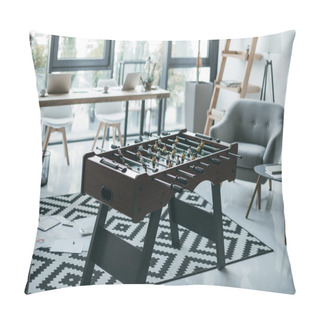 Personality  Foosball At Modern Office Pillow Covers