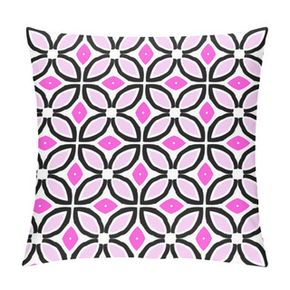 Personality  Seamless Vector Pattern With Bold Geometric Shapes Pillow Covers