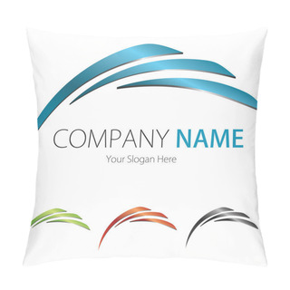 Personality  Company (Business) Logo Design, Vector, Arc, Wing Pillow Covers