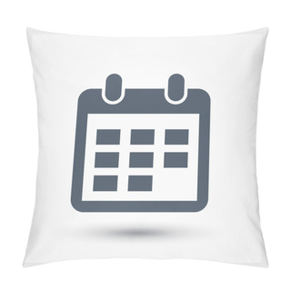 Personality  Calendar Icon Flat Design Style Pillow Covers