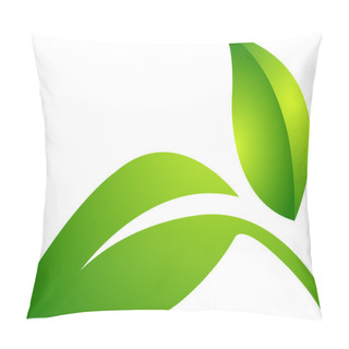 Personality  Two Leaf Logo Pillow Covers