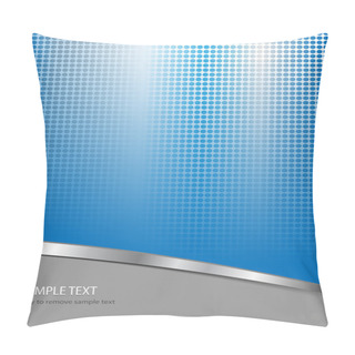 Personality  Business Background Blue And Grey Pillow Covers