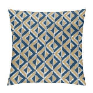 Personality  Geometric Pattern Of Diagonal Divided Squares Pillow Covers