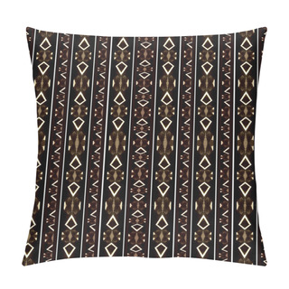Personality  Tribal Dark Geometric Pattern Pillow Covers