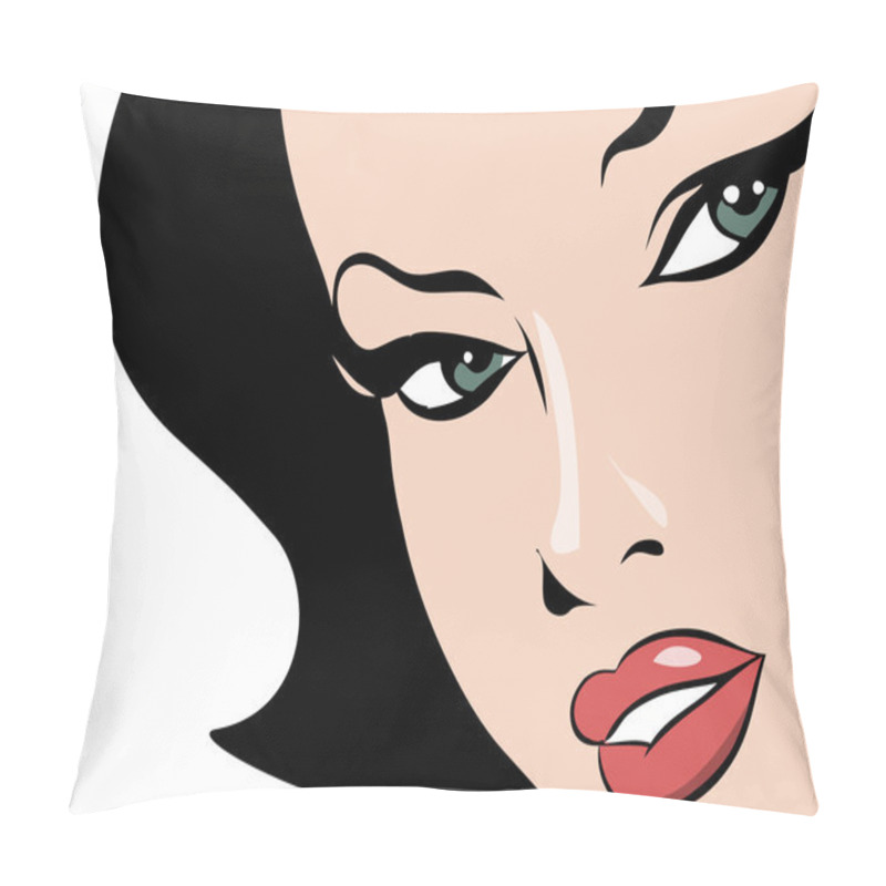 Personality  Abstract Woman pillow covers