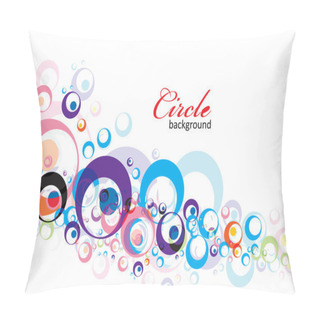 Personality  Circle Background Pillow Covers