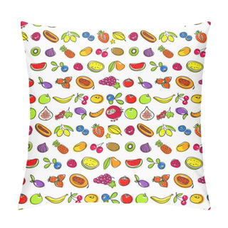 Personality  Seamless Pattern With Fruits. Pillow Covers