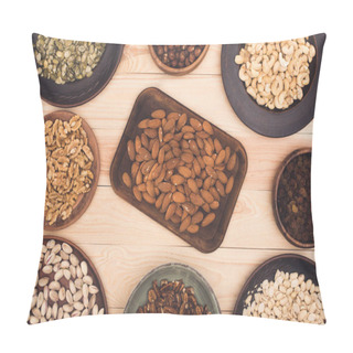 Personality  Various Nuts In Bowls Pillow Covers