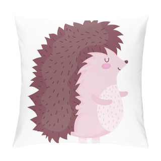 Personality  Hedgehog Animal Forest Cartoon Icon Pillow Covers