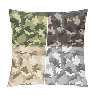 Personality  Different Camouflage Seamless Patterns Pillow Covers