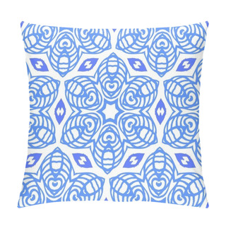 Personality  Vector Seamless Pattern With Stars Or Snowflakes Pillow Covers