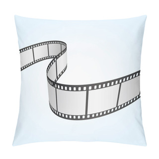 Personality  Cinema, Movie And Photography 35mm Film Strip Template.Vector 3D Elements. Pillow Covers