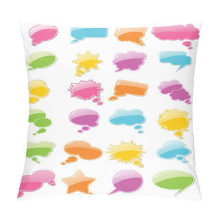 Personality  Callout Shapes Pillow Covers