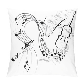Personality  Abstract Music Background Pillow Covers