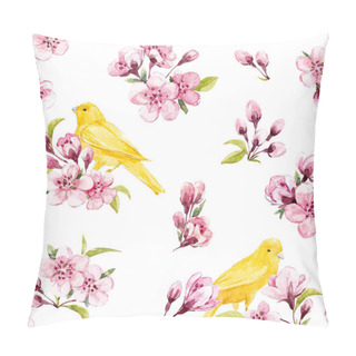 Personality  Watercolor Spring Floral Pattern Pillow Covers