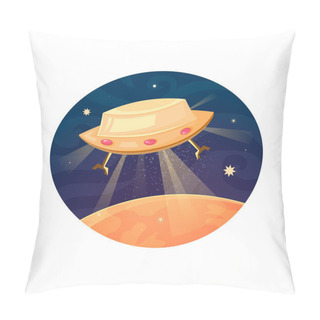 Personality  Unknown Flying Object Icon Pillow Covers