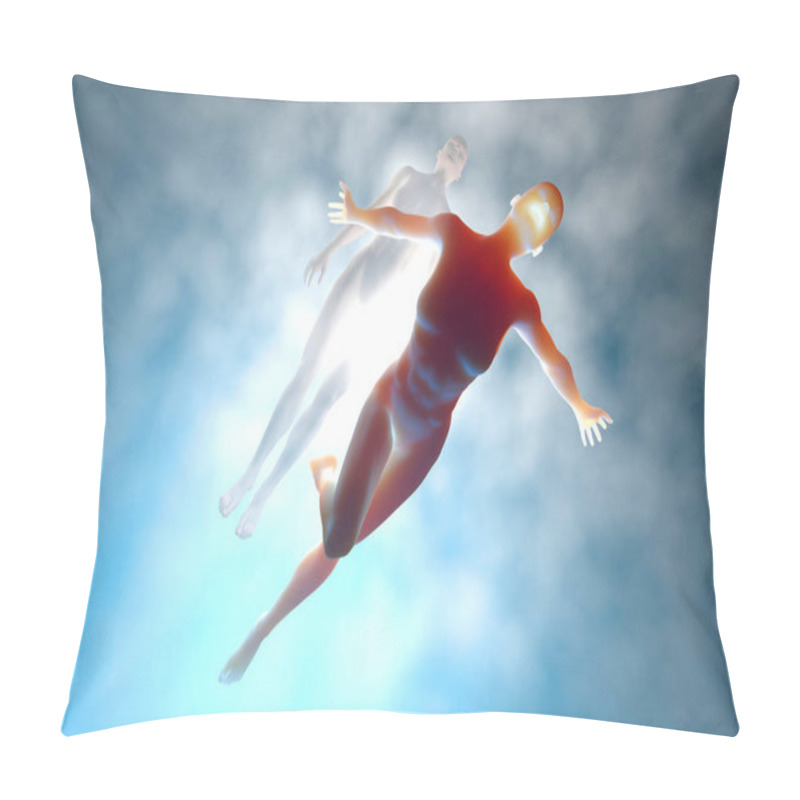 Personality  A Soul Leaving The Dying Body Pillow Covers