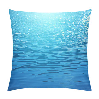Personality  Sea Waves. World Ocean Day Concept Pillow Covers