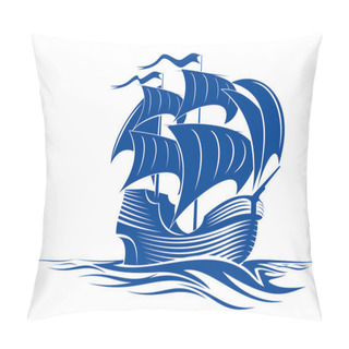Personality  Sail Ship Pillow Covers