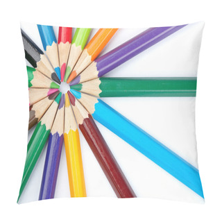 Personality  Colored School Pencils Pillow Covers