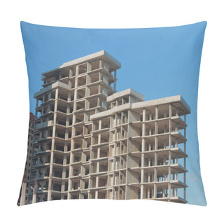 Personality  Monolithic Framework Of Multi-storey Building Pillow Covers