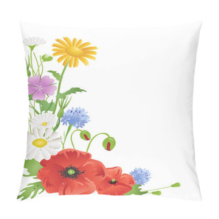 Personality  Annual Wildflowers Pillow Covers
