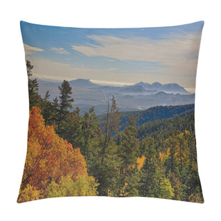 Personality  Sandia Peak New Mexico Landscape Trees Fall Colors Pillow Covers
