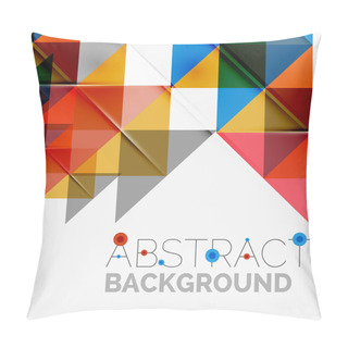 Personality  Abstract Geometric Background. Pillow Covers