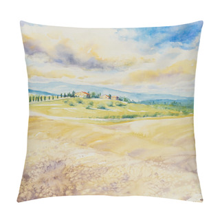 Personality  Tuscany Watercolors Painted Pillow Covers