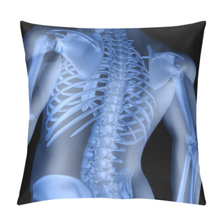 Personality  Skeleton Of The Man Pillow Covers