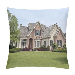Personality  Large Luxury Brick Home Pillow Covers