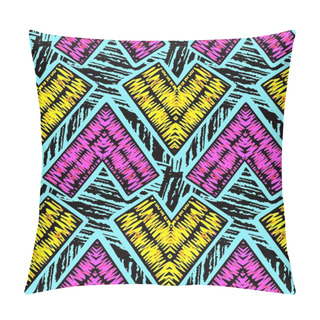 Personality  Rustic Embroidery Seamless Pattern. Pillow Covers