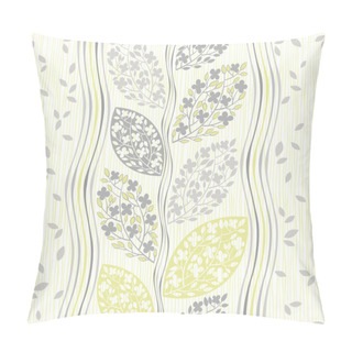Personality  Seamless Pattern Of  Blooming Branches. Pillow Covers