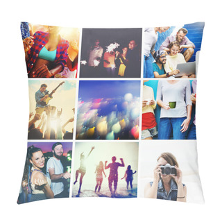 Personality  Collage Collection Various People Pillow Covers