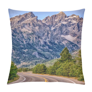 Personality  Grand Teton National Park Morning In Wyoming Pillow Covers