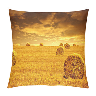 Personality  Wheat Harvest Time Pillow Covers