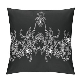 Personality  Baroque Floral Pattern Pillow Covers