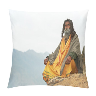 Personality  Indian Monk Sadhu Pillow Covers