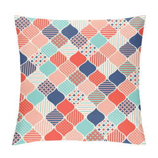 Personality  Geometric Patchwork Modern Seamless Pattern Vector Pillow Covers