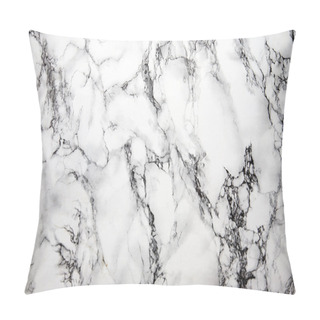 Personality  White Marble Texture Background Pillow Covers