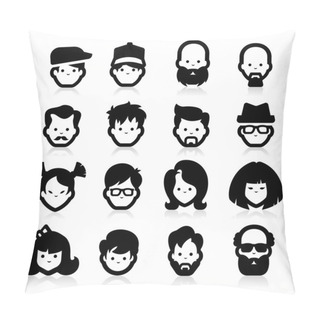 Personality  Icons Three Pillow Covers
