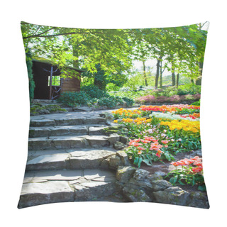 Personality  Spring Garden Landscape Pillow Covers