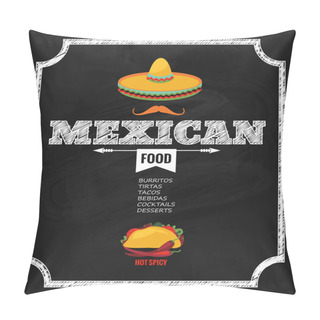 Personality  Design Template For Mexican Restaurant Pillow Covers