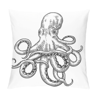 Personality  Octopus. Sea Monster Pillow Covers
