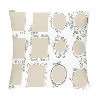 Personality  Doodle Frames Collection Pillow Covers