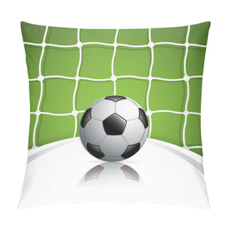 Personality  Soccer Ball In Net Pillow Covers