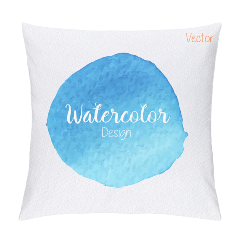 Personality  Vector Rainbow Color Watercolor Paint Stain Pillow Covers