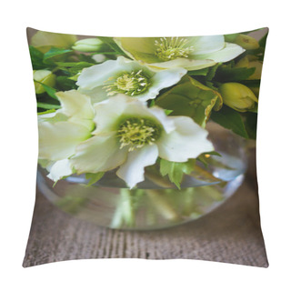 Personality  Helleborus Flowers Pillow Covers