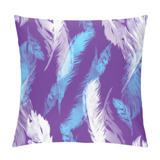 Personality  Seamless Feather Pattern Pillow Covers