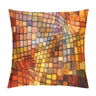 Personality  Illusion Of Stained Glass Pillow Covers